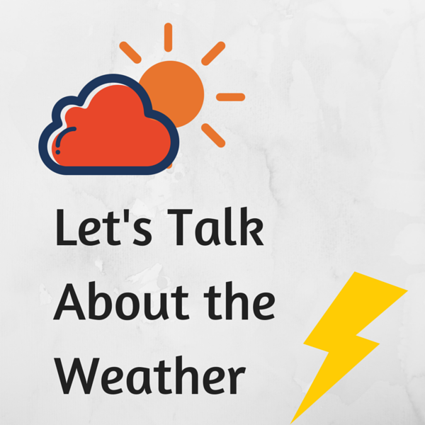 Weather conversations. Talk about the weather. Let's talk about weather. Speaking about the weather. Lets speak about weather.